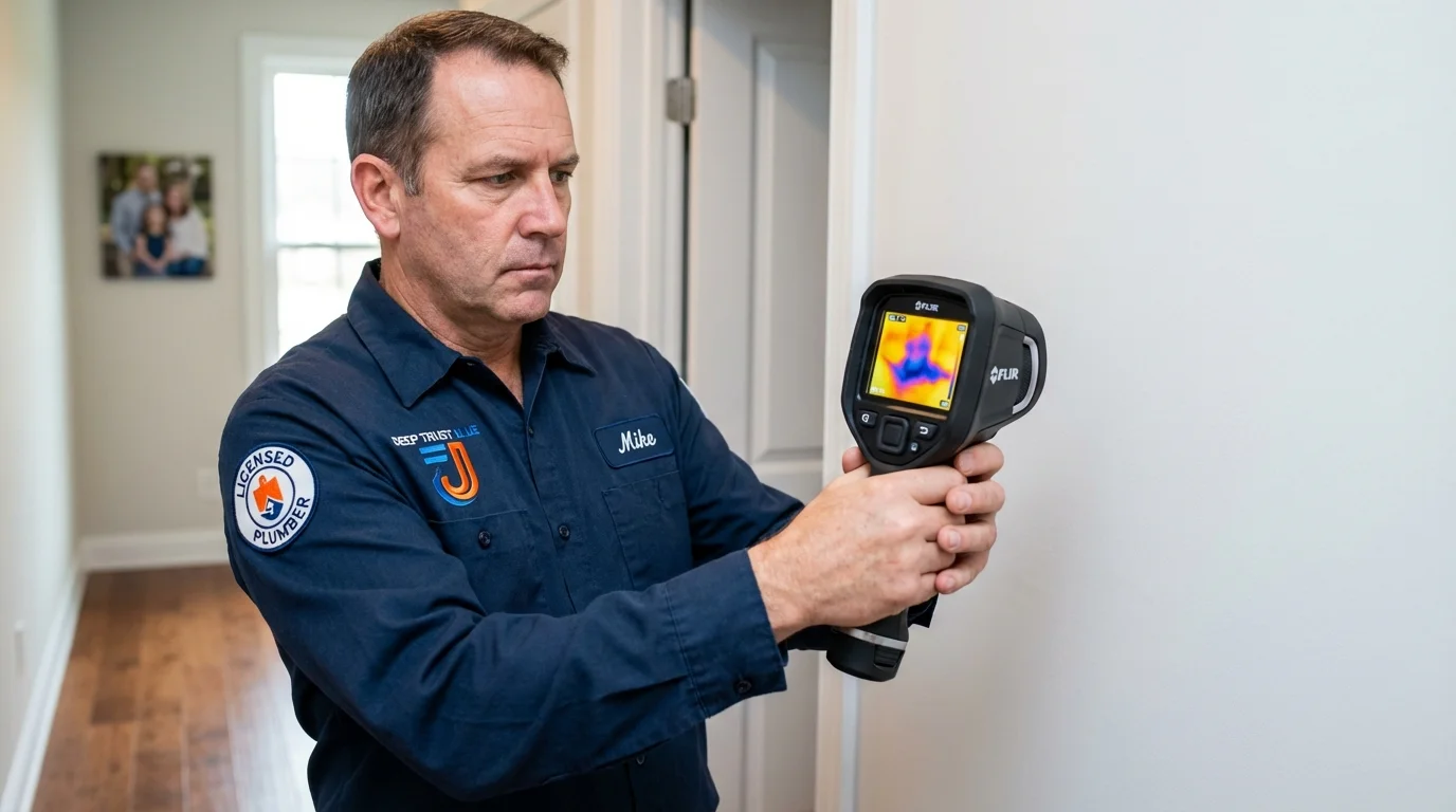 Thermal imaging leak detection by Johns Plumbing LLC in Buena Park
